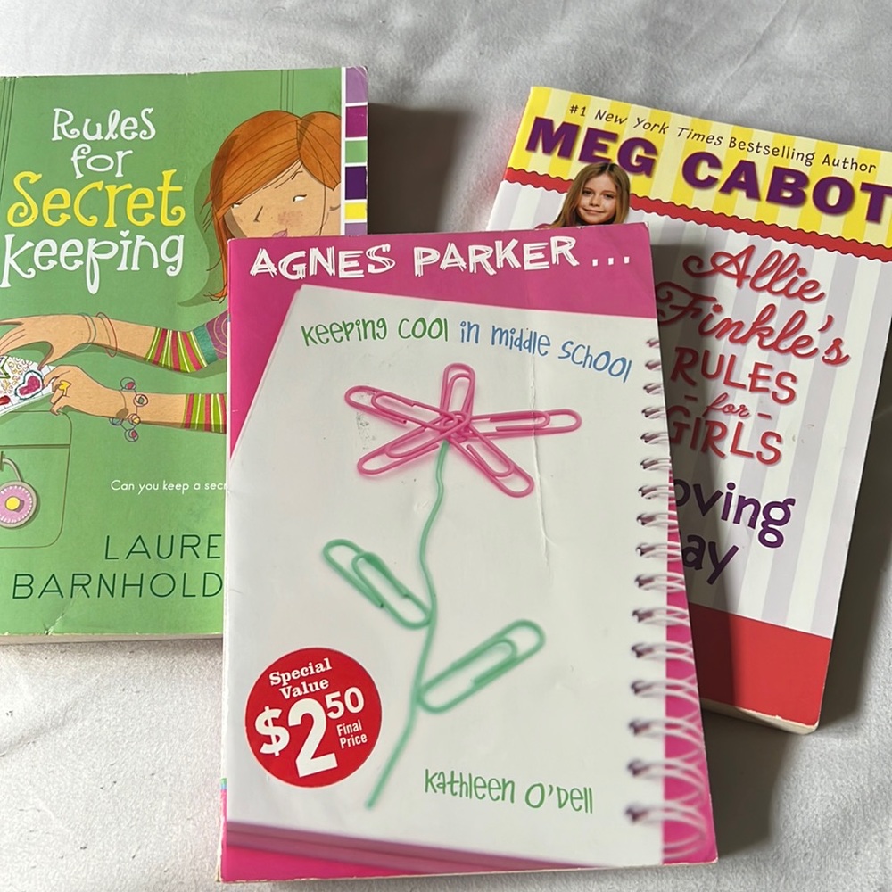 3 Middle School Level Books